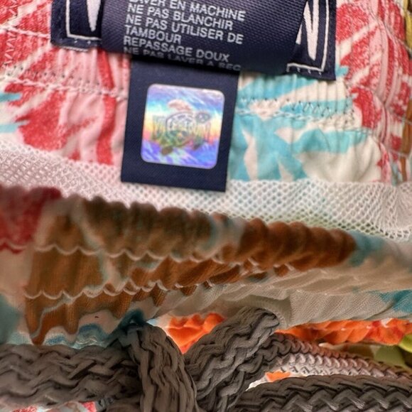 Vilebrequin Mens Swim Trunks Swimwear Lined Floral Flower Pattern Sz XXXL 3XL - Picture 5 of 8